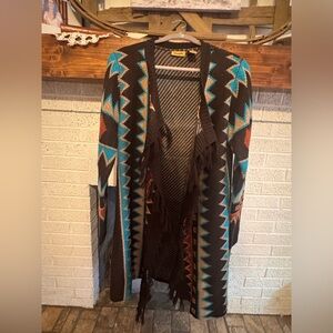 Wrangler Multicolor Knit Cardigan